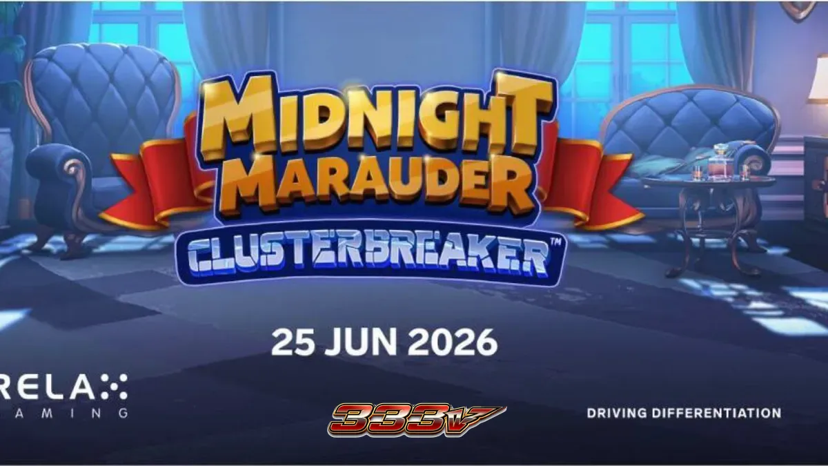 Tampilan visual slot Midnight Marauder ClusterBreaker dengan tema heist yang mendebarkan